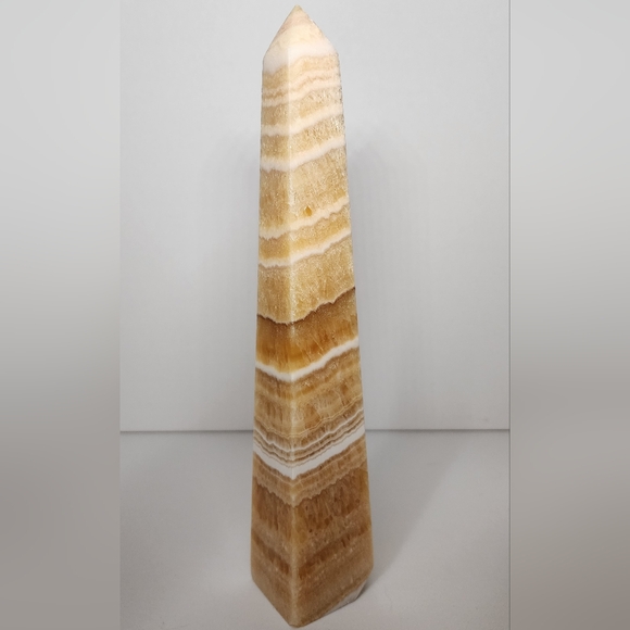 MASSIVE Creamsicle Calcite Tower - Picture 1 of 7